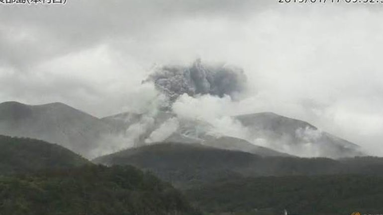 Ηφαιστειακή έκρηξη στην Ιαπωνία