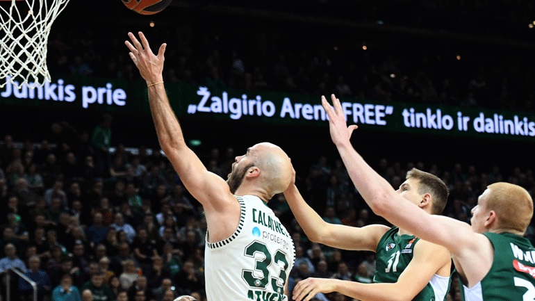 Ήττα για τον Παναθηναϊκό στο Κάουνας, 82-69 η Ζαλγκίρις