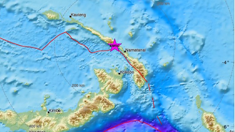 Σεισμός 6,5 Ρίχτερ στη Ν. Γουινέα – Συναγερμός για τσουνάμι