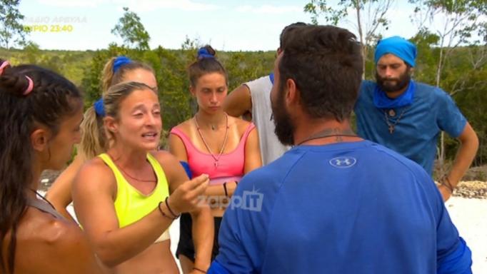 Survivor: Επίθεση στον Πατρινό Σπύρο Γουρδουπη από τον Τόνι "Εγώ σε ταΐζω" - BINTEO