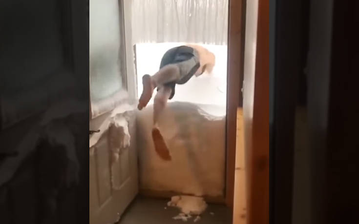 Βουτιά στο χιόνι BINTEO