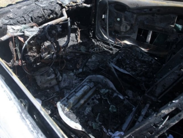 Πάτρα: Φωτιά σε εν κινήσει όχημα στη Μίνι Περιμετρική - Καταστράφηκε ολοσχερώς