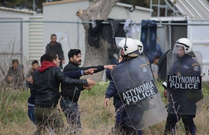 Νέα επεισόδια στα Διαβατά - Ένας τραυματίας- ΒΙΝΤΕΟ
