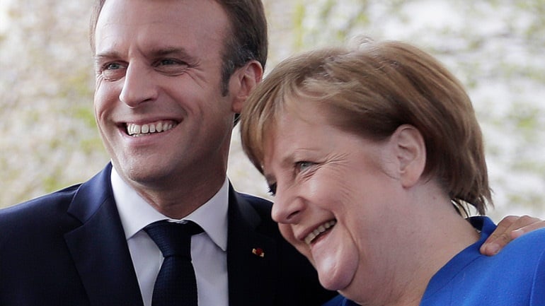 «Ύμνοι» από Μέρκελ και Μακρόν στη Συμφωνία των Πρεσπών