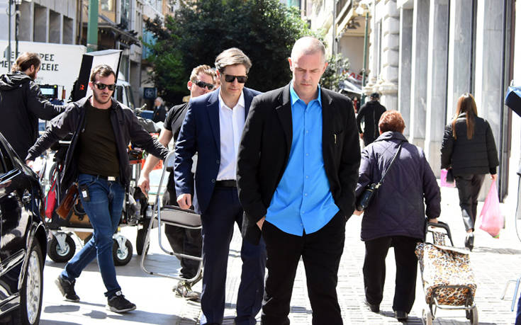 Μπουρδούμης – Λούλης στα γυρίσματα της νέας ταινίας του Γαβρά ως Τσίπρας και Βαρουφάκης