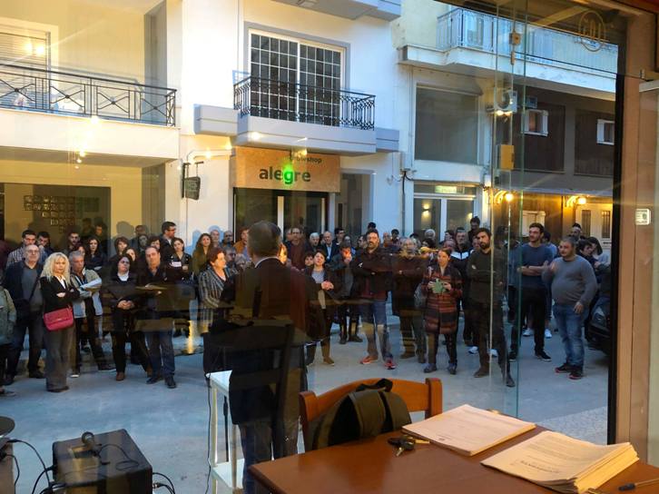 Πάτρα: Εγκαινιάστηκε το εκλογικό κέντρο της "Ανυπότακτης Πολιτείας" - ΦΩΤΟ