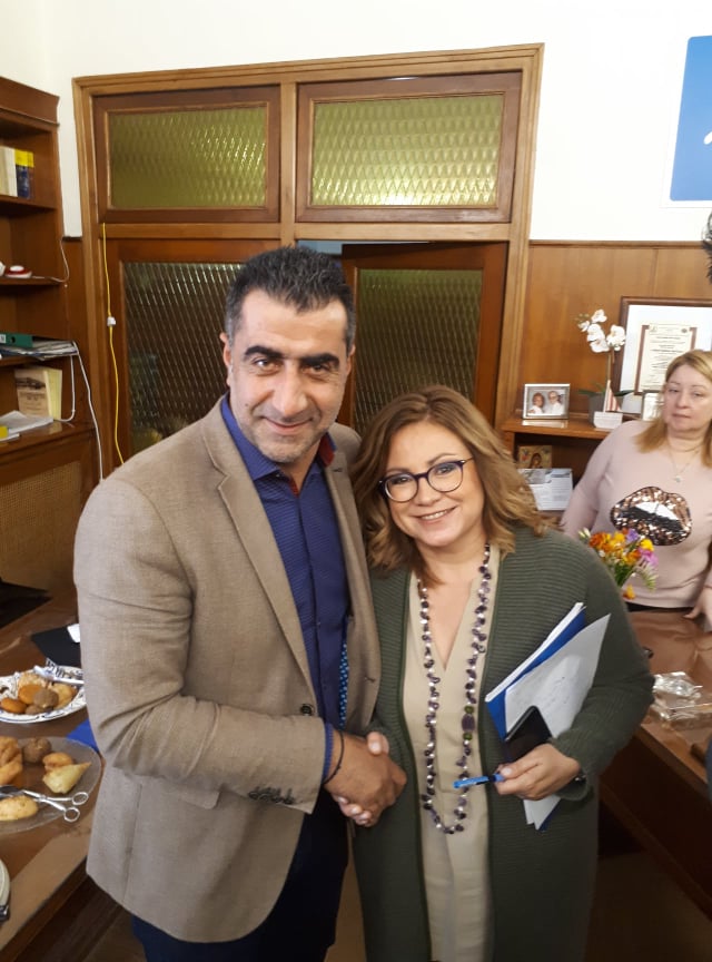 Συνάντηση του Παναγιώτη Λαλιώτη με την Μαρία Σπυράκη- Ο υποψήφιος περιφερειακός σύμβουλος έθεσε τα ζητήματα της περιοχής