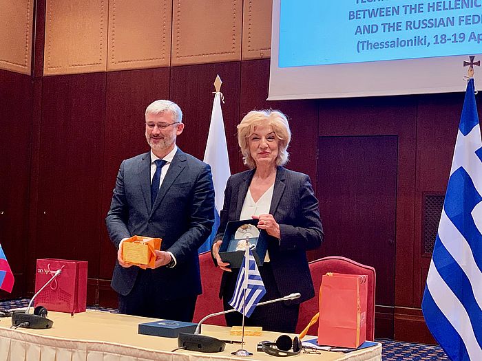 Ολοκλήρωση εργασιών 12ης Μεικτής Διυπουργικής Επιτροπής Ελλάδας-Ρωσίας- Δηλώσεις Σίας Αναγνωστοπούλου