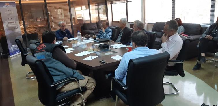 Συνάντηση Σπαρτινού με το ΔΣ του Συνδέσμου Εγκατεστημένων Επιχειρήσεων στη Βιομηχανική Περιοχή Πατρών