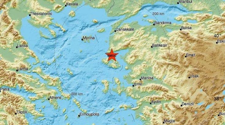 Δυνατός σεισμός στη Μυτιλήνη