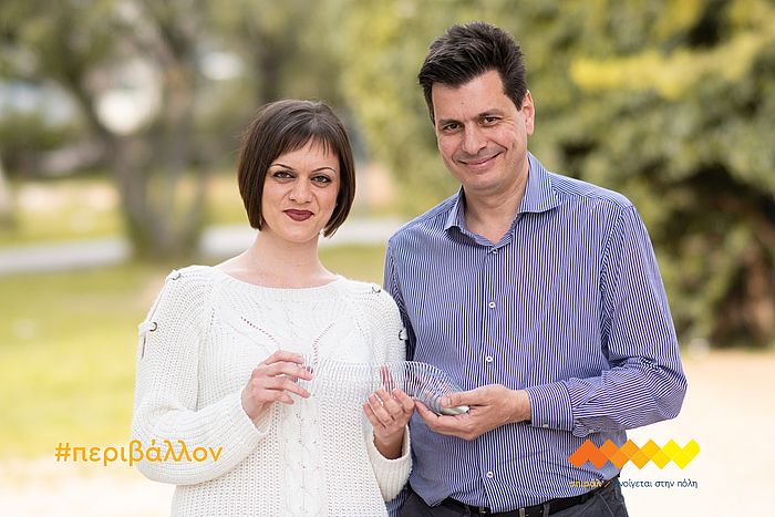 H Μαρία Ασπιώτη υποψήφια με το "σπιράλ" του Πέτρου Ψωμά - «Είναι καιρός η πόλη να πάει μπροστά»