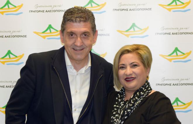 Η Μένη Θεοδωροπούλου υποψήφια με τον Γρηγόρη Αλεξόπουλο