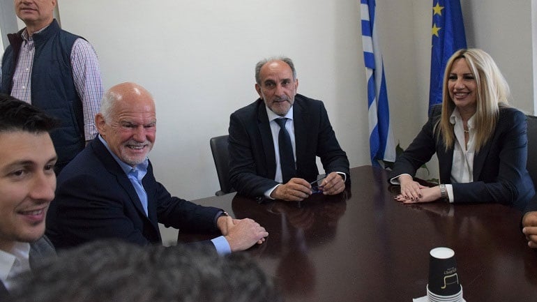 Γεννηματά, Παπανδρέου, Λαλιώτης στην Πάτρα για στήριξη στον Απόστολο Κατσιφάρα