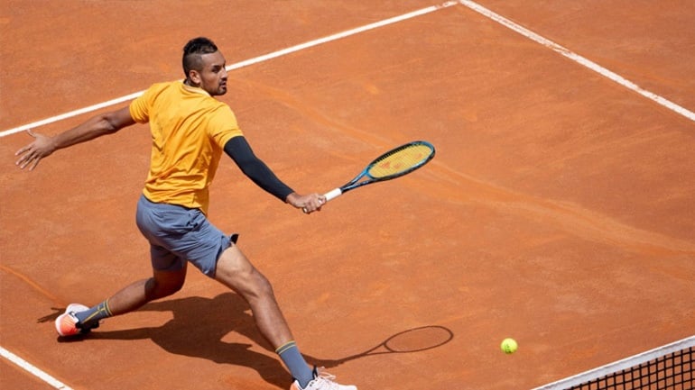 Όπεν Ρώμης: Πέταξε καρέκλα και αποχώρησε από το κορτ ο Κύργιος!