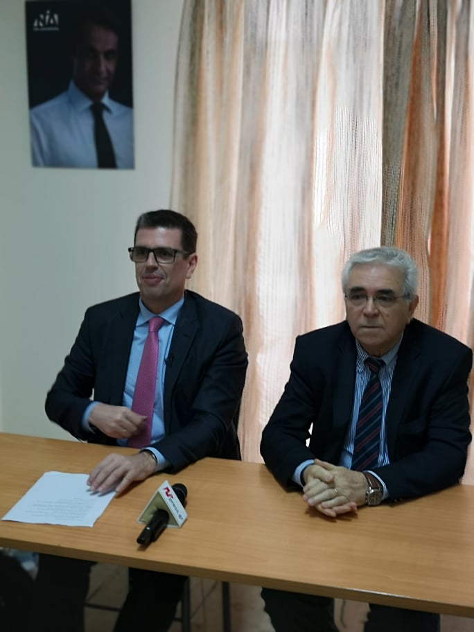 Στην Πάτρα σήμερα ο υποψήφιος Ευρωβουλευτής της Νέας Δημοκρατίας Δημήτρης Καιρίδης