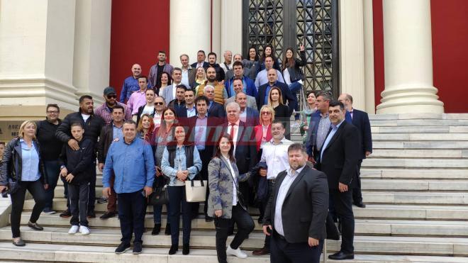 Πάτρα: Κατάθεση του συνδυασμού "Συνεργασία Δυμαίων Πολιτών" στο Πρωτοδικείο από τον Χρήστο Νικολαού - ΦΩΤΟ