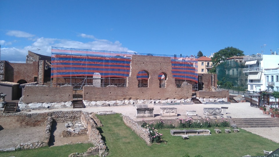 Πάτρα: Άρχισαν εργασίες συντήρησης του Ρωμαϊκού Ωδείου