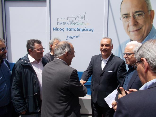 Επίσκεψη Κεφαλογιάννη στο εκλογικό κέντρο του Νίκου Παπαδημάτου (ΦΩΤΟ)