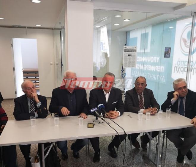 Στην Πάτρα ο Μανώλης Κεφαλογιάννης - Συνέντευξη τύπου στα γραφεία της ΝΟΔΕ