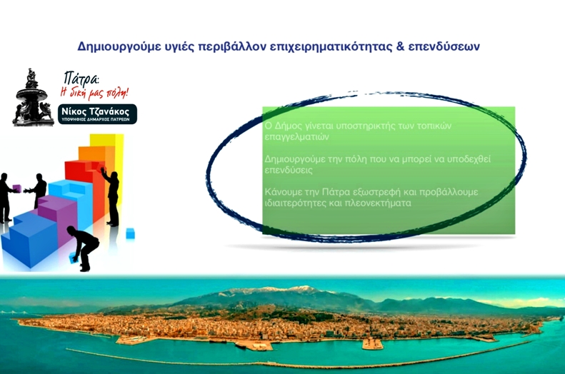 Νίκος Τζανάκος: Έτσι βλέπουμε εμείς την Τοπική Ανάπτυξη, τη στήριξη της Επιχειρηματικότητας και Τοπικής Οικονομίας