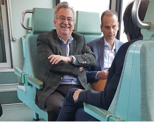 Ικανοποίηση Κ. Σπαρτινού για τον προαστιακό Πάτρα - Κάτω Αχαΐα