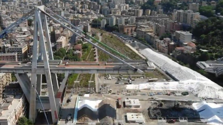 Ιταλία: Στις 28 Ιουνίου ολοκληρώνεται η κατεδάφιση της γέφυρας Μοράντι