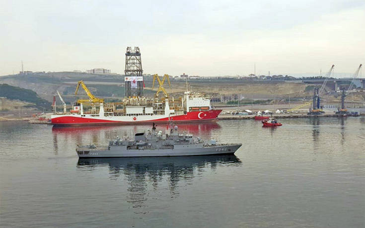 Πολεμικό πλοίο συνοδεύει το τουρκικό "Γιαβούζ" στην κυπριακή ΑΟΖ