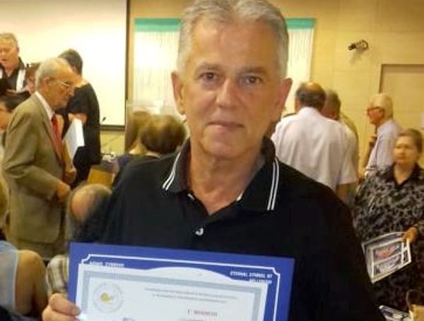 Διάκριση για τον συγγραφέα Λευτέρη Τσιρώνη!