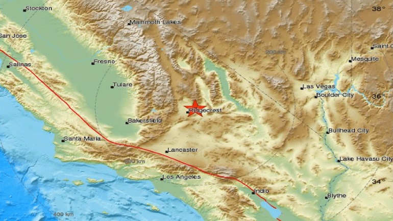 ΗΠΑ: Σεισμική δόνηση 6,4R στην Κεντρική Καλιφόρνια