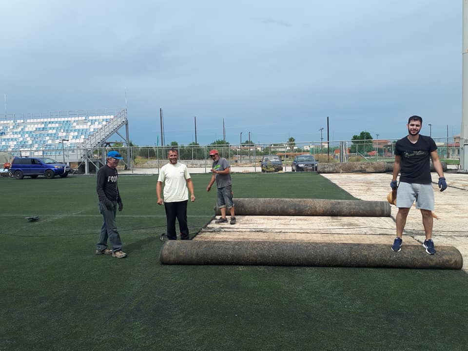 Πάτρα: Ανακαινίζεται το γήπεδο "Ανδρέας Κάνιστρας" ΦΩΤΟ