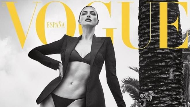 Η Ιρίνα Σάικ σέξι όσο ποτέ στο εξώφυλλο της ισπανικής Vogue