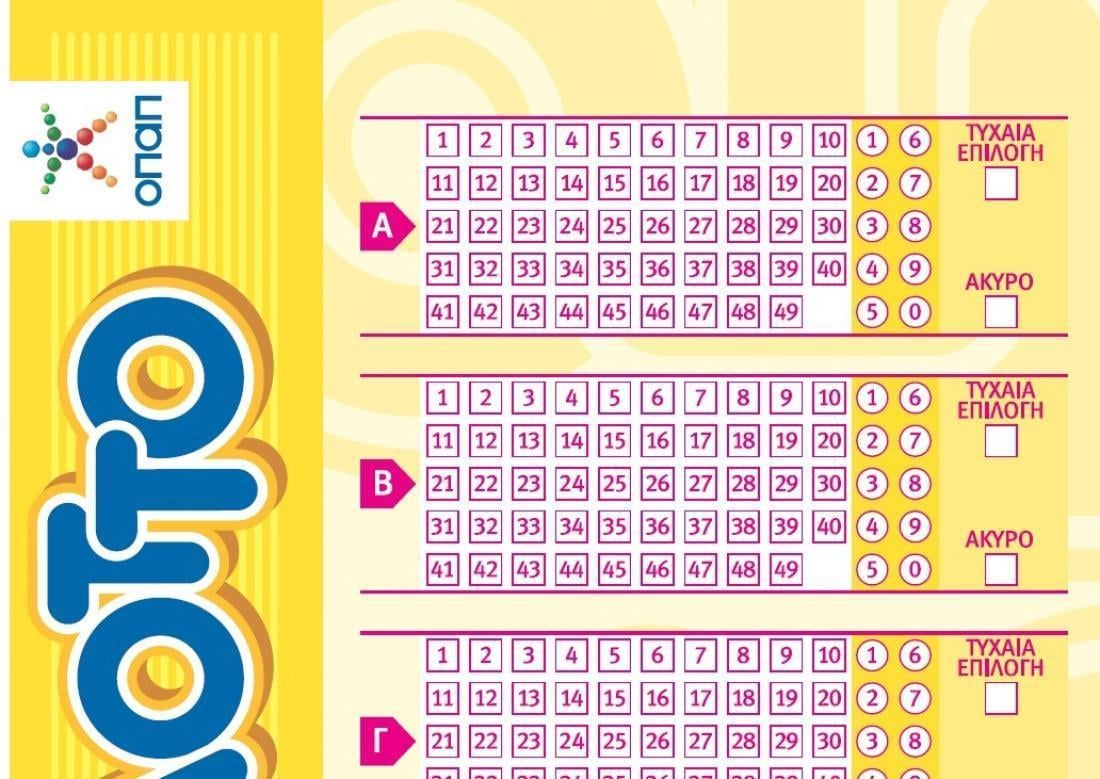 Η κλήρωση του ΛΟΤΤΟ 10/7/2019