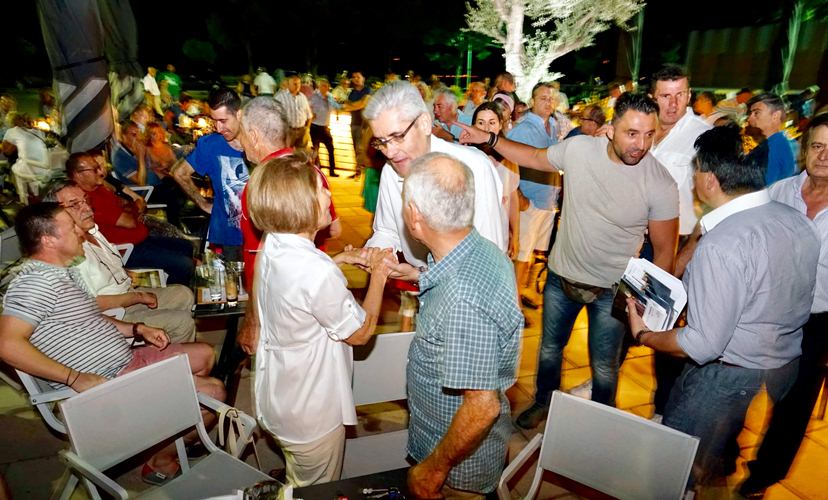 Πλήθος κόσμου στη συγκέντρωση του Άγγελου Τσιγκρή στο Αίγιο