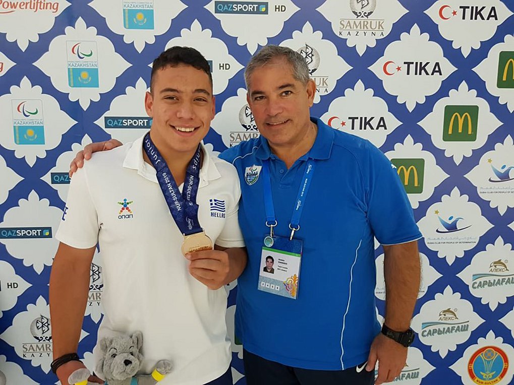 Χρυσό μετάλλιο ο Βαγενάς στο παγκόσμιο πρωτάθλημα νέων άρσης βαρών σε πάγκο