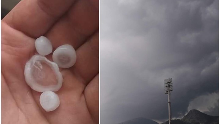 Ισχυρή βροχόπτωση και χαλάζι στην Ξάνθη!