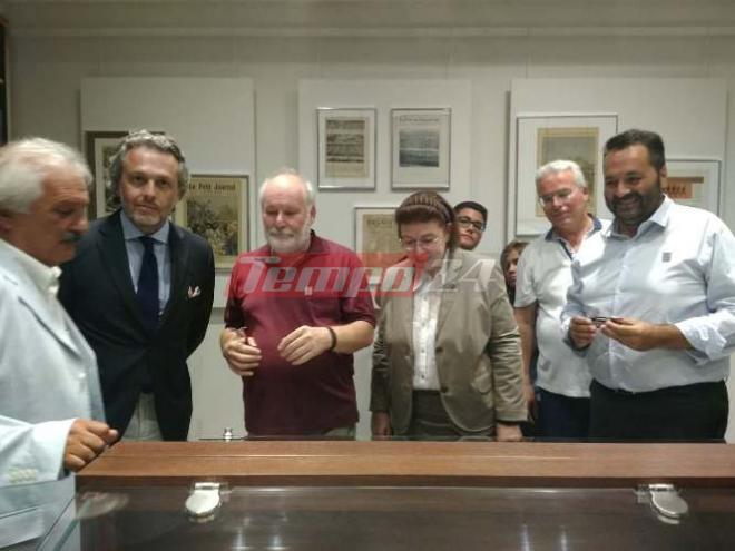 Στην Πάτρα η Λίνα Μενδώνη για τα εγκαίνια της έκθεσης με τίτλο: «Η εποχή του Ολυμπιακού Ύμνου - Ολυμπιακοί Αγώνες - Στο σπίτι του Κωστή Παλαμά» - ΦΩΤΟ