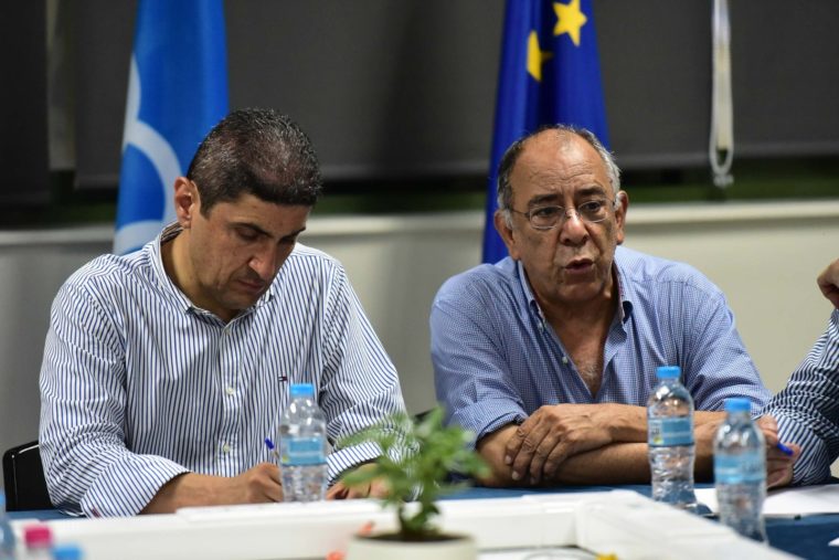 Σήμερα συνάντηση, στην Αθήνα, Νίκου Παπαδημάτου - Λευτέρη Αυγενάκη