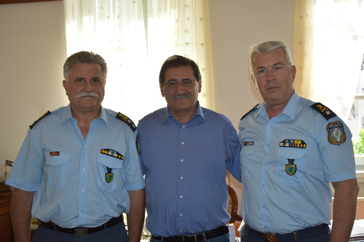 Συνάντηση του δημάρχου Πατρέων με την τοπική ηγεσία της ΕΛ.ΑΣ.