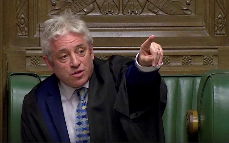 Την παραίτησή του προανήγγειλε ο πρόεδρος του βρετανικού κοινοβουλίου