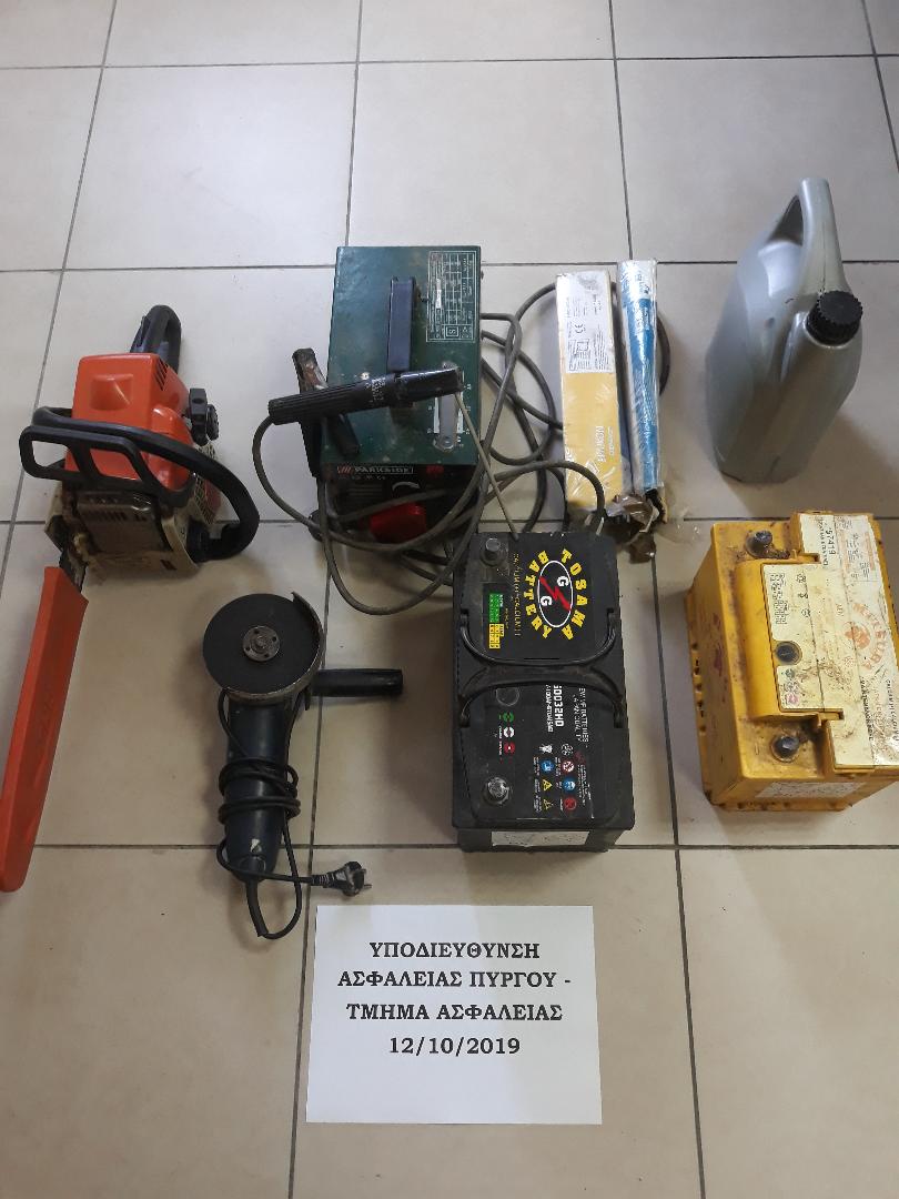 Συμμορία στην Ηλεία είχε «ρημάξει» αποθήκες με εργαλεία και ζώα!