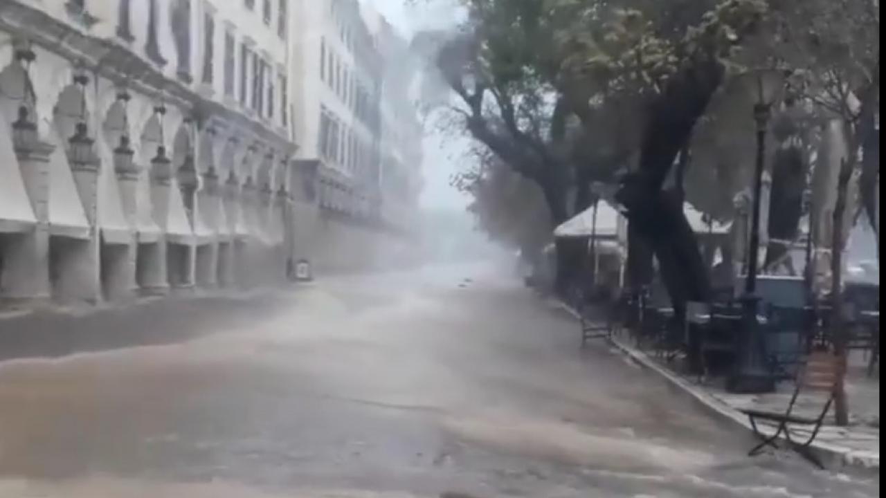 Κέρκυρα: Πλημμύρες και προβλήματα λόγω κακοκαιρίας