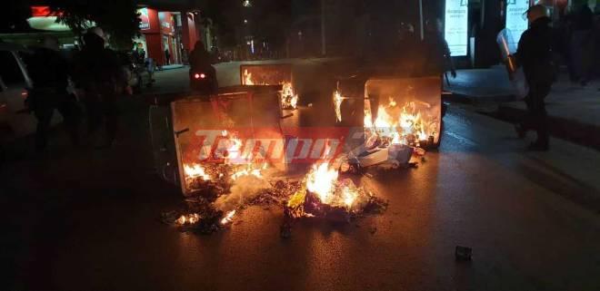 Πάτρα: Δέκα προσαγωγές και καμία σύλληψη - 30 μολότοφ και 10 γκαζάκια στα χθεσινοβραδινά επεισόδια - ΦΩΤΟ - ΒΙΝΤΕΟ
