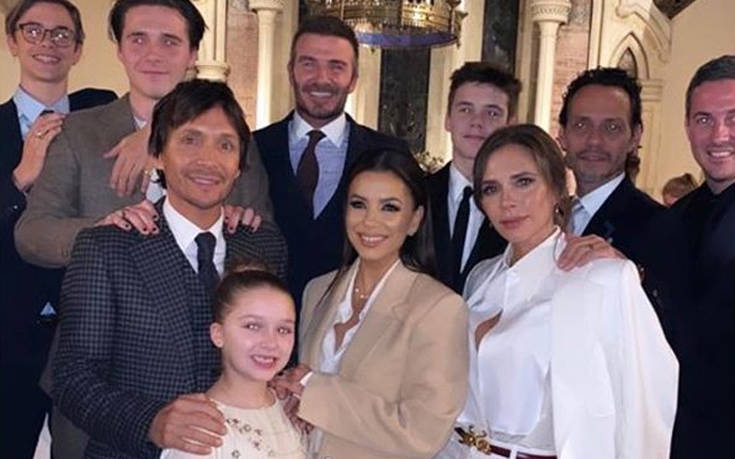 Οι Μπέκαμ βάφτισαν τα δύο μικρότερα παιδιά τους - ΦΩΤΟ