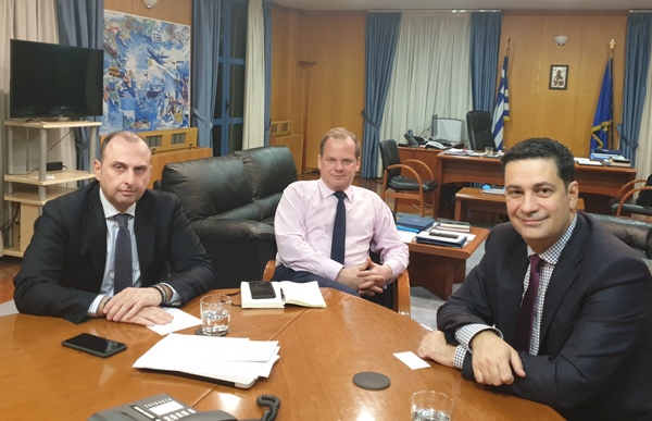 Συνάντηση του Δημάρχου Αγρινίου με τον υπουργό Υποδομών