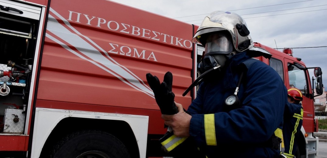 Φωτιά σε αποθήκη στην ΒΙΠΕ Πατρών