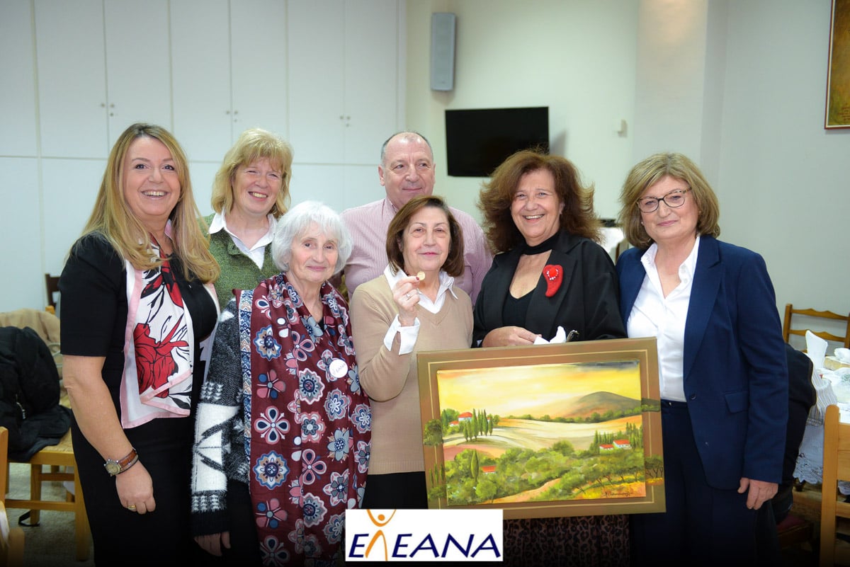 ΕΛ.Ε.ΑΝ.Α Ν.ΑΧΑΙΑΣ : Έκοψαν την πρωτοχρονιάτικη πίτα τους στο Άσυλο Ανιάτων