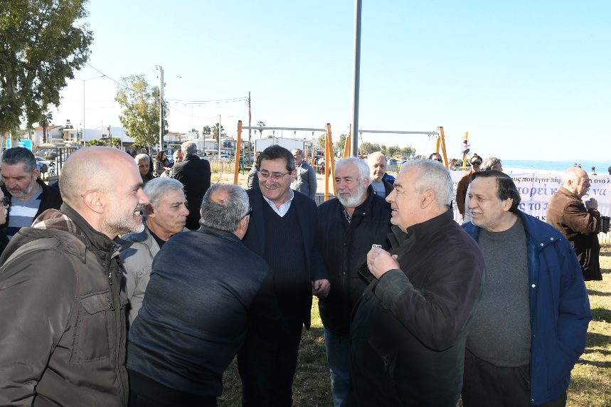 Πελετίδης σε Κτηματική: «Θα συνεχίσουμε σ' όλη την παραλιακή ζώνη. Θα φτάσουμε μέχρι τα Καμίνια, βήμα - βήμα» - ΦΩΤΟ