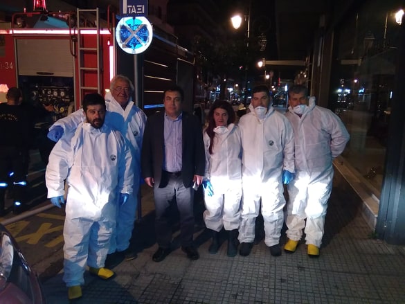 Απολυμαίνονται κοινόχρηστοι χώροι και πλατείες