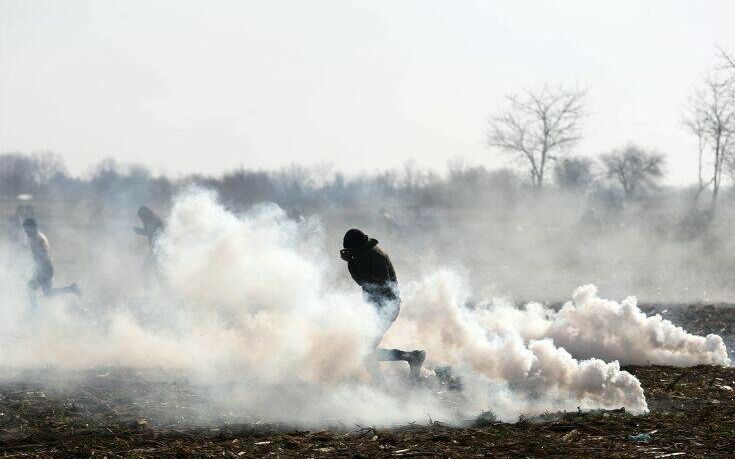 Νέα επεισόδια στις Καστανιές Έβρου μεταξύ αστυνομικών και μεταναστών