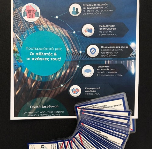 Με κάρτες εισόδου και αυστηρά μέτρα ελέγχου η κατ’ εξαίρεση πρόσβαση στις αθλητικές εγκαταστάσεις για τις προπονήσεις εν όψει Ολυμπιακών Αγώνων